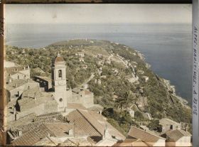 Image représentant Vue panoramique du cap Martin depuis le village de Roquebrune