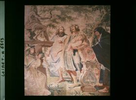 Image représentant Détail de l'une des huit tentures du XVIIème siècle de la salle d'honneur de l'hôtel de Ville. Les sacrifices des quatre parties du monde : l'Asie