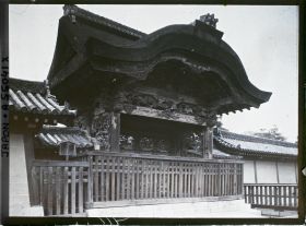 Image représentant Temple Nishi Honganji : la porte de la Salle d'Amida (Amida-dô mon)