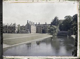 Image représentant Le King's College et les bords de la rivière Cam