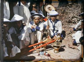 Image représentant Le cortège funèbre d'un grand mandarin