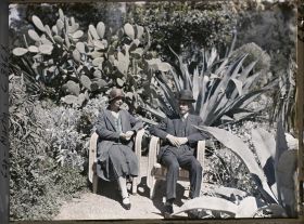 Image représentant Mr et Mme Henri Capitant, invités d'Albert Kahn