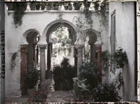 Image représentant Espagne, Cordoue, Un patio (maison particulière)