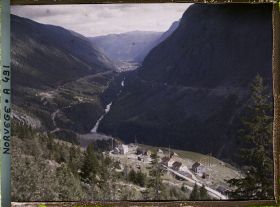 Image représentant Vue de la vallée du fjord vers Rjukan