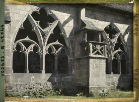 Image représentant France, St Dié, La Chaire romane du Cloître