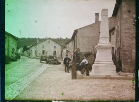 Image représentant France, Billy-sous-les-côtes, Grande Rue et monument aux Morts
