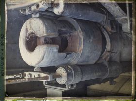 Image représentant Belgique, Middelkerke-Mariakerke, Batterie Tirpitz - Culasse d'une des piècesdu poids de 33 895 kil.