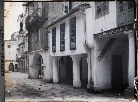 Image représentant Espagne, Santiago de Compostela, Rua Villar, arcades