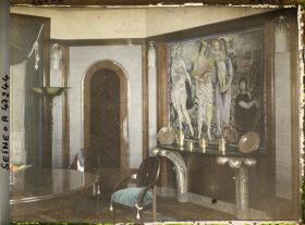 Image représentant L'Exposition des arts décoratifs, Galeries des sections étangères, section belge, salle à manger