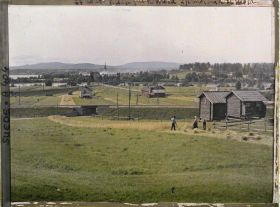 Image représentant Vue vers le bourg de Morastrand depuis l'école publique de Mora Noret