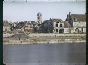 Image représentant France, Soissons, Vue s/ le faubourg St Vaast
