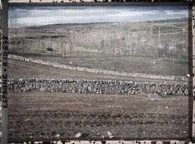 Image représentant Espagne, Avila, Vue du paysage pris de la Cruz de Los Cuadro postes vers l'aval du Rio Adaja