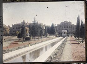 Image représentant Le nouveau palais et le Moti Bagh (jardin de la Perle)