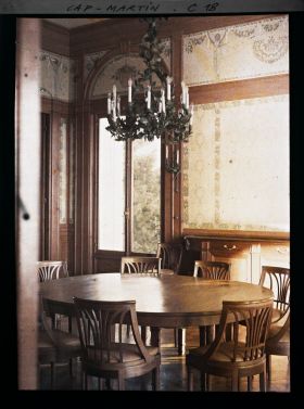 Image représentant Coin nord-est de la salle à manger de la villa Kahn encore appelée villa Zamir