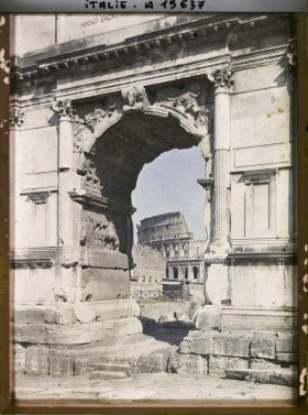 Image représentant Arc de Titus et Colisée