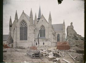 Image représentant Belgique, Nieuport, Abside de l'Eglise reconstruite