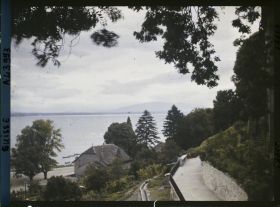 Image représentant Panorama sur Nyon et le Léman depuis la terrasse du château