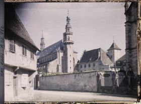 Image représentant France, Molsheim, Vue d'ensemble prise de la rue Notre-Dame