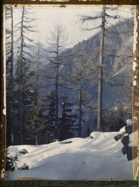Image représentant France Les Alpes, La mer de Glace, Vue sur les pentes du Charmoz