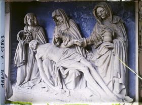 Image représentant Piéta de l'hôpital Saint-Marcoul au niveau des rues Chanzy et Brûlée