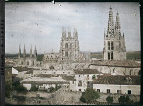 Image représentant Espagne, Burgos, L'Ensemble de la Cathédrale et les toits