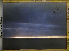 Image représentant Turquie, Constantinople, A bord de la "Phrygie" Lever de Soleil sur la Côte d'Asie à la sortie des Dardanelles