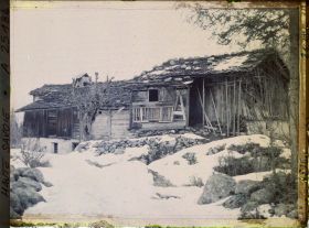 Image représentant France Les Alpes, Tissous, Chamonix - Village des Tissours, vieille Maison avec sa grange