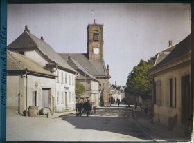 Image représentant Vue de la vallée avec l'église (vue prise en venant du fond de la vallée)