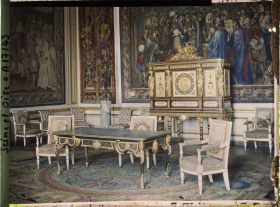 Image représentant France, Palais de Versailles, Petit salon de la Reine et le meuble à Bijoux