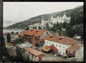 Image représentant Vue d'ensemble sur le monastère de Saint-Panteleimon