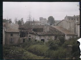 Image représentant France, Verdun, Maison en ruines près de la Citadelle