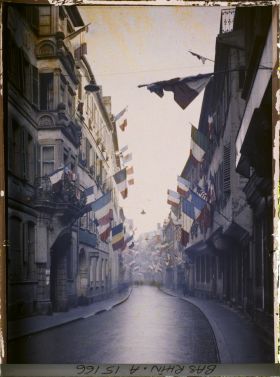 Image représentant France, Strasbourg, La Judengasse, vue dans l'autre sens