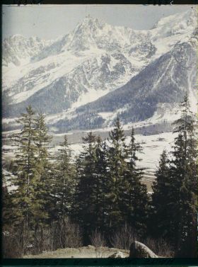 Image représentant France Les Alpes, Vallée de Chamonix, Paysage vers l' aiguille du Plan