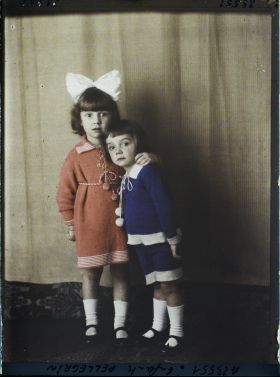 Image représentant Les enfants du lieutenant-colonel Ferdinant Pellegrin, Robert et Jacqueline