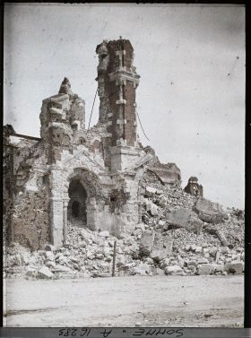 Image représentant France, Albert, Les ruines de la Tour de la Vierge