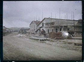 Image représentant France, Charny, La Grande Rue vue vers la Gare (Reconstructions)