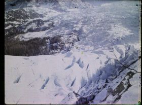 Image représentant France Les Alpes, Les Bossons, Le Glacier des Bossons et la limite de la Végétation
