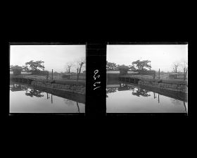 Image représentant Les douves et la porte Wadakura -Mon dans l'enceinte du palais impérial