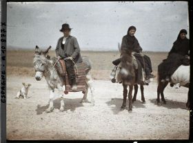 Image représentant Espagne, D'Astorga à Léon, Trois ânes montés