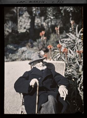 Image représentant Le baron Edmond de Rothschild, invité par Albert Kahn