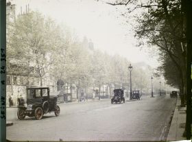Image représentant Le boulevard de la Madeleine (au niveau du n° 3 ?)
