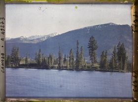 Image représentant Canada, Jasper-Parc, Le lac le soir