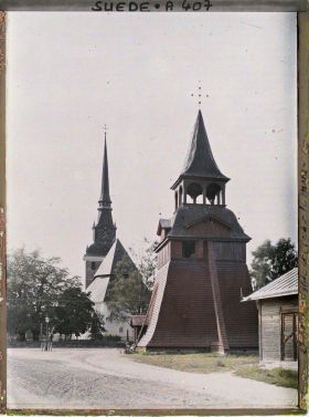 Image représentant L'église de Mora et son campanile