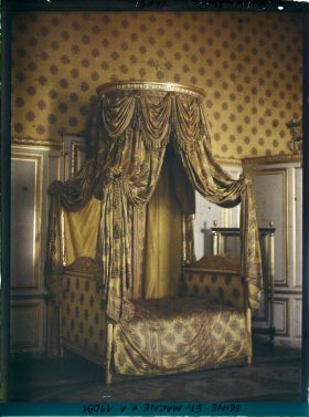 Image représentant France, Fontainebleau, Palais de Fontainebleau, Lit de l'Impératrice
