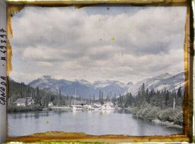 Image représentant Canada, Banff, La Bow et le Mt Castle et la Sawback range
