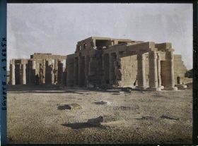 Image représentant Vue de l'arrière du Ramesseum