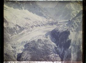 Image représentant France Les Alpes, Vue prise de la Flégère. La mer de Glace
