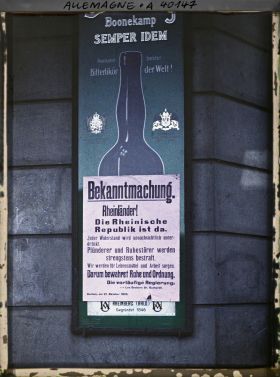 Image représentant Prusse, Duisbourg, Affiche de la proclamation