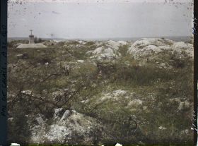 Image représentant France, Givenchy en Goelle, Aspect de la cote 119 prise de la Crête