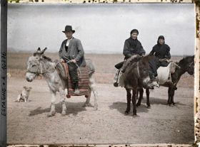 Image représentant Espagne, D'Astorga à Léon, Trois ânes montés